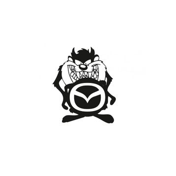 TSC Z554 Mazda Taz Komik Araba Sticker
