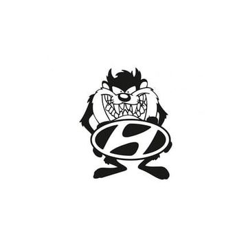 TSC Z556 Hyundai Taz Komik Araba Yapıştırma Sticker