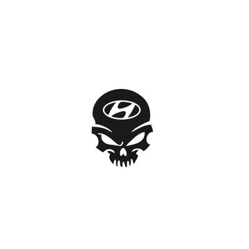 TSC Z581 Hyundai Kuru Kafa Araba Yapıştırma Sticker