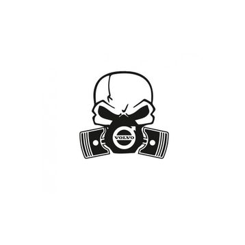 TSC Z589 Volvo Piston Kuru Kafa Araba Sticker