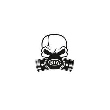 TSC Z598 Kia Piston Kuru Kafa Araba Sticker