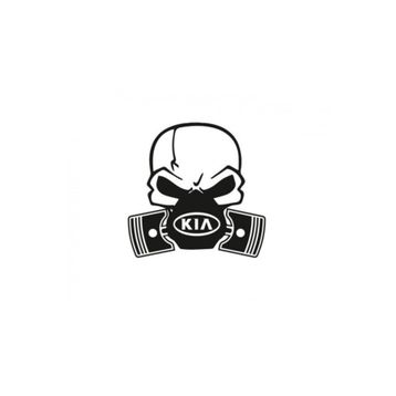 TSC Z598 Kia Piston Kuru Kafa Araba Sticker