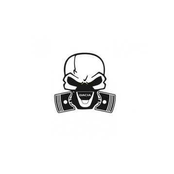 TSC Z602 Dacia Piston Kuru Kafa Araba Sticker