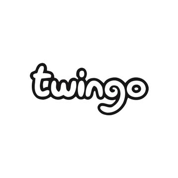 TSC Z629 Twingo 2'li Araba Sticker