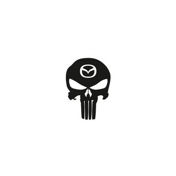 TSC Z685 Mazda Kuru Kafa Punisher Araba Sticker