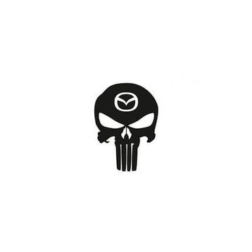 TSC Z685 Mazda Kuru Kafa Punisher Araba Sticker