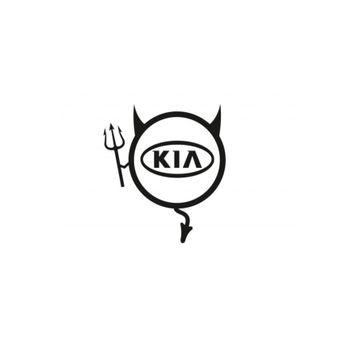 TSC Z759 Kia Araba Komik Şeytan Yapıştırma Sticker