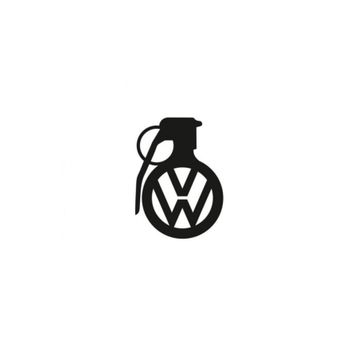 TSC Z769 Volkswagen Komik El Bombası Araba Sticker