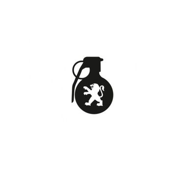 TSC Z778 Peugeot Komik El Bombası Araba Sticker