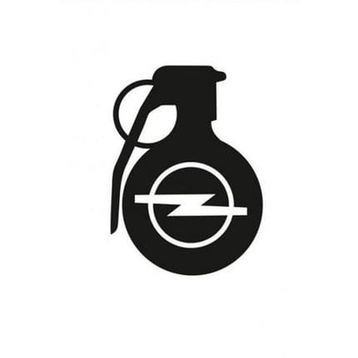 TSC Z779 Opel Komik El Bombası Araba Sticker