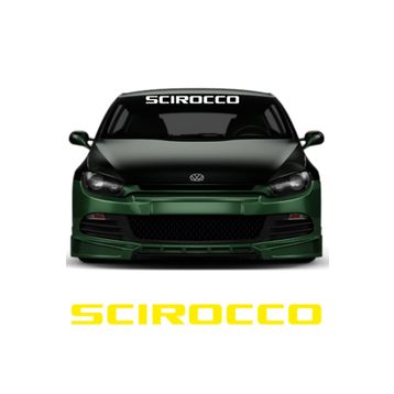 TSC Z967 Volkswagen Scirocco Ön Cam Araba Sticker