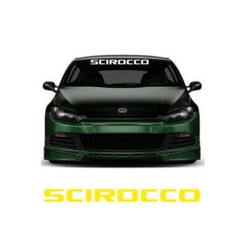 TSC Z967 Volkswagen Scirocco Ön Cam Araba Sticker