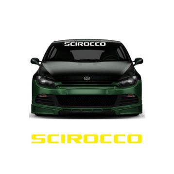 TSC Z967 Volkswagen Scirocco Ön Cam Araba Sticker