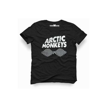 Tshirthane Arctic Monkeys Rock Metal Müzik Baskılı Dar Kesim Slim Fit Erkek T-Shirt