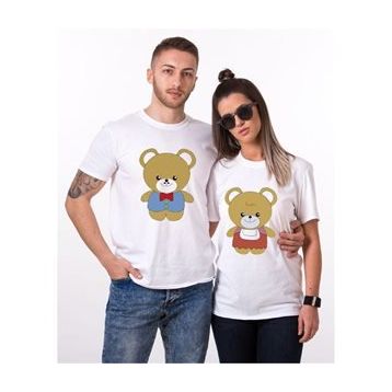 Tshirthane Ayıcık Sevgili Kombinleri T-shirt Kombini