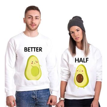 Tshirthane Better Half 2'li Sevgili Sweatshirt