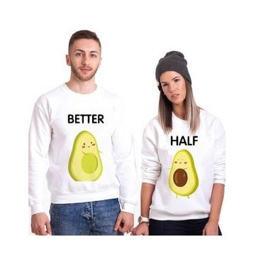 Tshirthane Better Half 2'li Sevgili Sweatshirt
