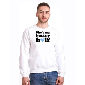 Tshirthane Better Other Half 2'li Sevgili Sweatshirt