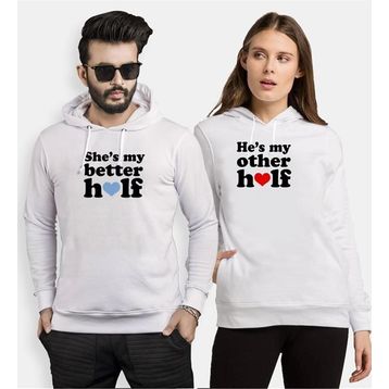 Tshirthane Better Other Half 2'li Sevgili Sweatshirt