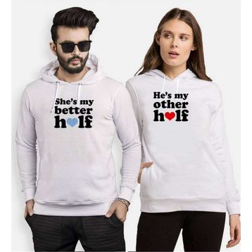 Tshirthane Better Other Half 2'li Sevgili Sweatshirt