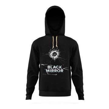 Tshirthane Black Mirror Cover Siyah Erkek Tshirt