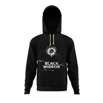 Tshirthane Black Mirror Cover Siyah Erkek Tshirt