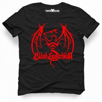 Tshirthane Blind Guardian Logo Siyah Erkek Tshirt