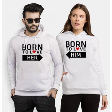 Tshirthane Born 2'li Sevgili Sweatshirt