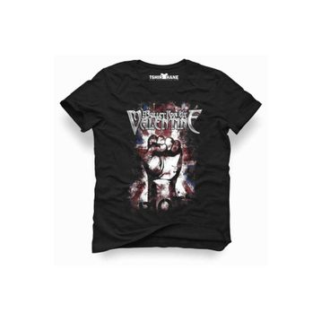 Tshirthane Bullet For My Valentine Rock Metal Müzik Baskılı Dar Kesim Slim Fit Erkek T-Shirt