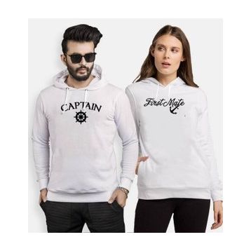 Tshirthane Captain First Mate 2'li Sevgili Sweatshirt