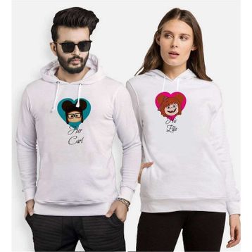 Tshirthane Carl Ellie 2'li Sevgili Sweatshirt