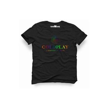 Tshirthane Coldplay Dreams Siyah Erkek Tshirt