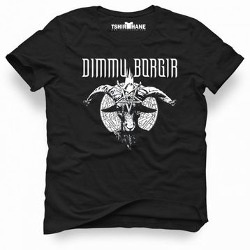 Tshirthane Dimmu Borgir İn Sorte Diaboli Siyah Erkek Tshirt