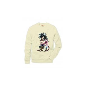 Tshirthane Dragon Ball Son Goku Beyaz Erkek Tshirt