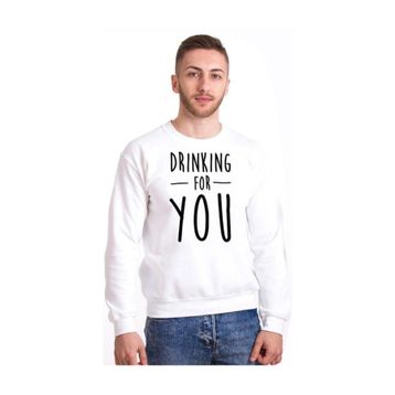 Tshirthane Drinking For You Dining For Two 2'li Sevgili T-shirt