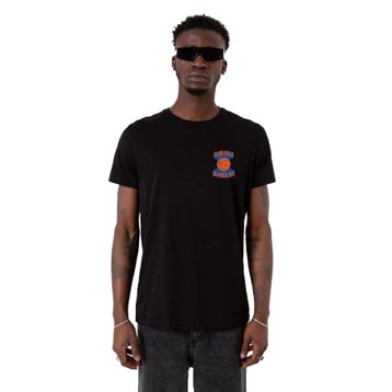 Tshirthane Dubious Handles Logo Siyah Erkek T-shirt