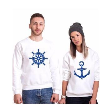 Tshirthane Dümen Demir 2'li Sevgili Sweatshirt