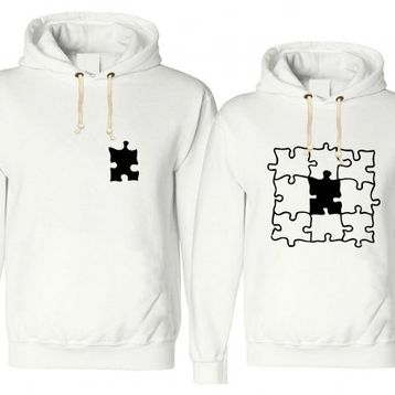 Tshirthane Eksik Parçam Puzzle Sevgili Kombinleri T-shirt Kombini