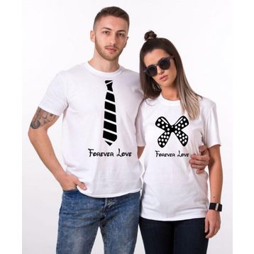 Tshirthane Forever Love 2'li Sevgili T-shirt