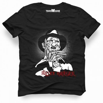 Tshirthane Freddy Krueger Siyah Erkek Tshirt