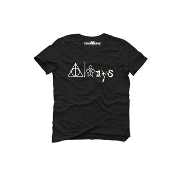 Tshirthane H P Always Baskılı Siyah Erkek T-shirt