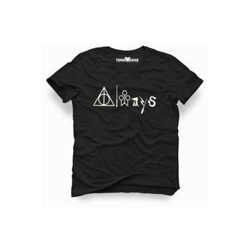 Tshirthane H P Always Baskılı Siyah Erkek T-shirt