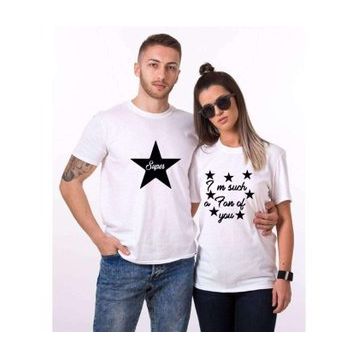 Tshirthane Hayranınım 2'li Sevgili T-shirt