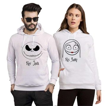 Tshirthane Her Jack His Sally 2'li Sevgili Sweatshirt