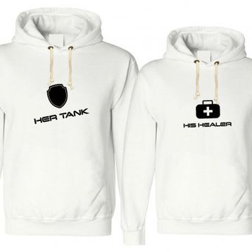 Tshirthane Her Tank His Healer 2'li Sevgili Sweatshirt