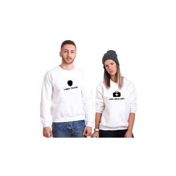 Tshirthane Her Tank His Healer 2'li Sevgili T-shirt