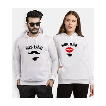 Tshirthane His Bae Her Bae 2'li Sevgili T-shirt