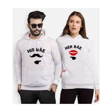 Tshirthane His Bae Her Bae 2'li Sevgili T-shirt