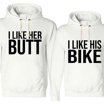 Tshirthane I Like 2'li Sevgili Sweatshirt