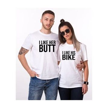 Tshirthane I Like 2'li Sevgili T-shirt